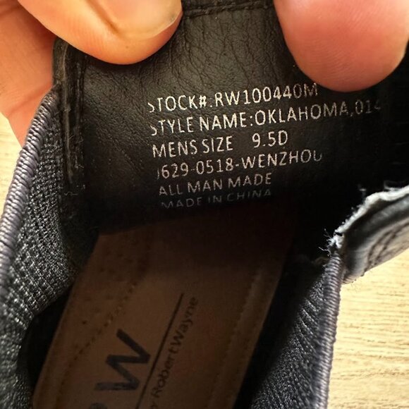 Robert Wayne Boots - Black NIB size 9.5 - Picture 3 of 6